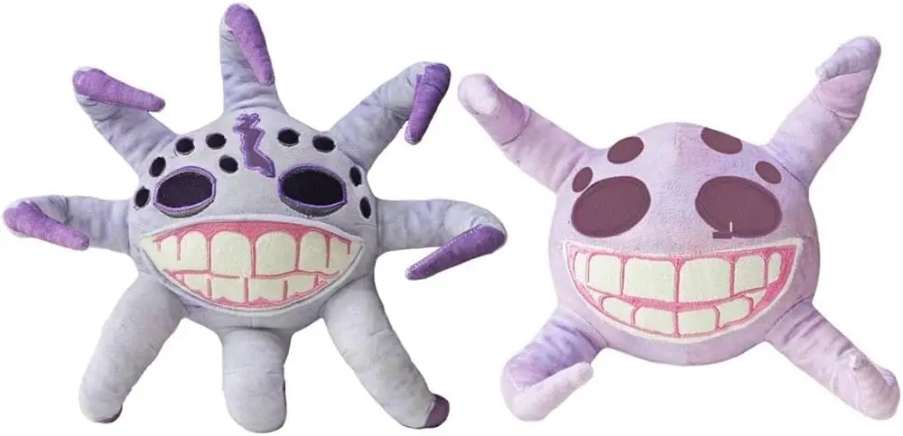thumbnail image 1 of Doors Plush-2 Pcs Grumble Giggle Plushies Toy for Fans Gift,New Monster Horror Game Stuffed Figure Doll for Kids Plush Gifts, 1 of 2