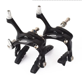 Bici da strada C Pinza Freno Doppio Perno Pinza Pieghevole Bicicletta Laterale Tirare Cerchio C Freno Montaggio Centrale Anteriore Posteriore 47MM-59MM
