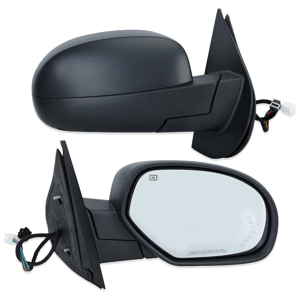 Espejo Asférico Térmico Espejo Retrovisor Izquierdo Completo Para Peugeot 206 (a Partir De 2003) - Eléctrico, Asférico, Térmico, Imprimado Espejo Completo Eléctrico Asférico
