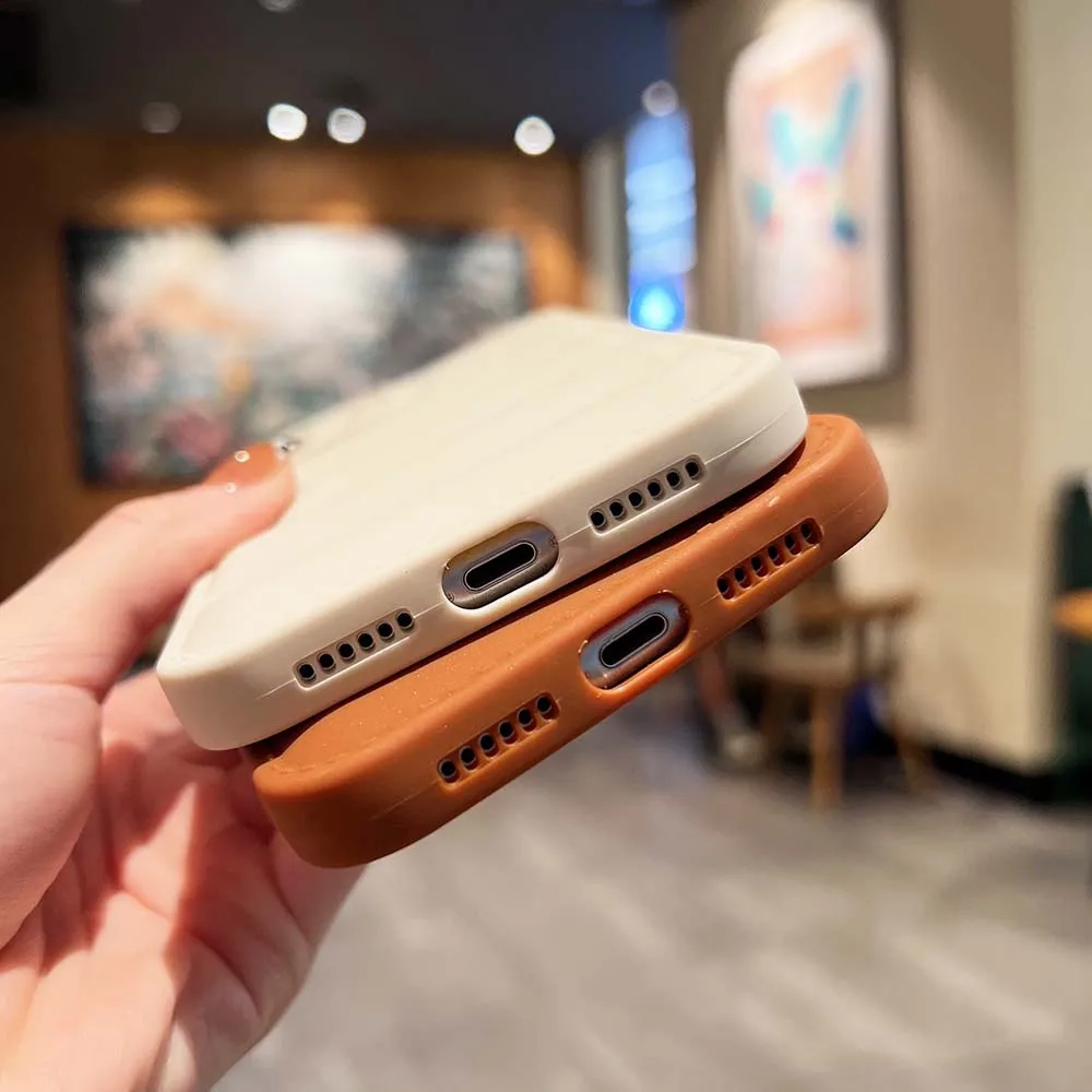 Down Coat Style Case for iPhone