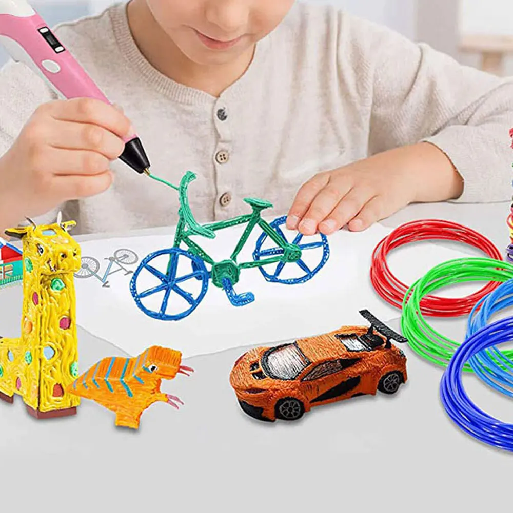 PLA 3D Pen Filament 12Colors 36M Colored Odorless Safety Plastic Diameter 1.75mm For 3D Printing Pen Kids Birthday Creative Gift