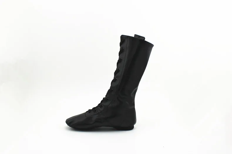 Free Shopping New PU Leather Long-barreled Belt High Modern Boots Jazz Dance Shoes 3