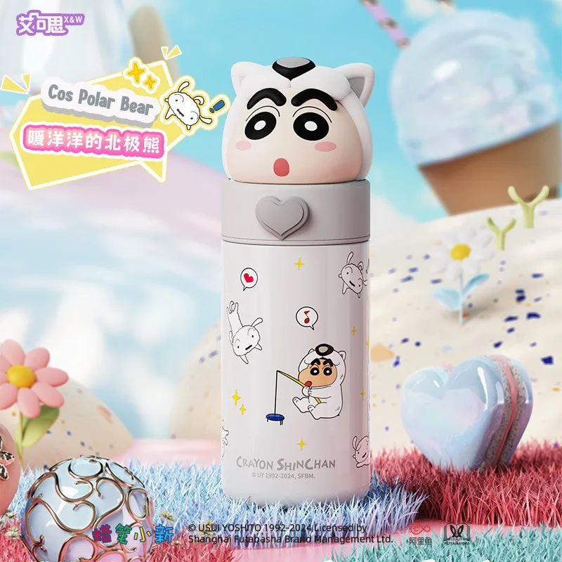 Stainless Steel Cartoon Thermos Water Bottle for Kids