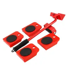 Universal Wheel Furniture Moving System Weight Mobile Home Moving Tool Plastic Handling Five-Piece Manual Combination