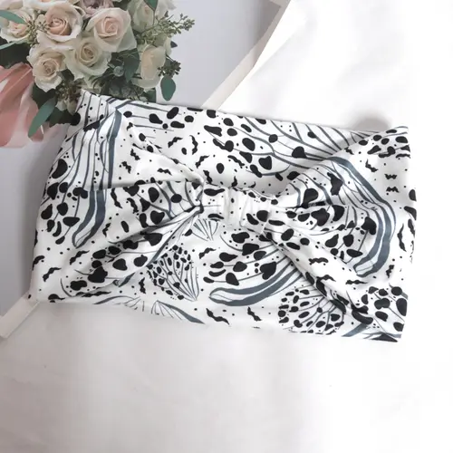 Women Wide -Side Pilates Elastic Hair Bands Yoga Leopard Print Headband Running Cycling Turban Makeup Hair Hoop Makeup Headwrap - Image 7