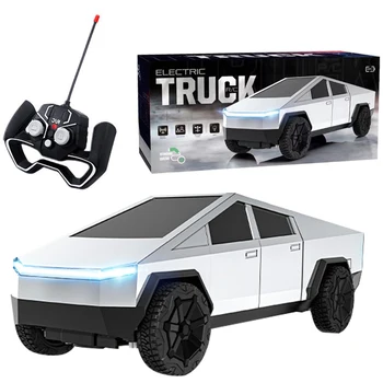 For Tesla Cybertruck Remote Control Car with 2.4GHz Remote Control Simulation Pickup Car Model Remote Control Toy Trucks 1