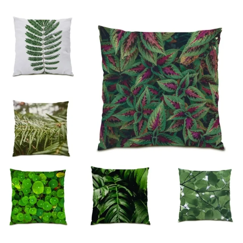 

Cojines 45x45 Cushion Cover Forest Tree Printed Double Sided Pillow Case for Living Room Bed Kids Room Home Decor DF881