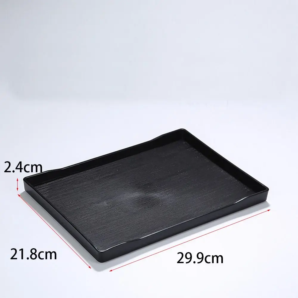 1 Pcs Plastic Toiletry Tray, Reusable Recyclable Multi-Purpose Rectangle Serving Tray for Restaurant Water Bottle Storage