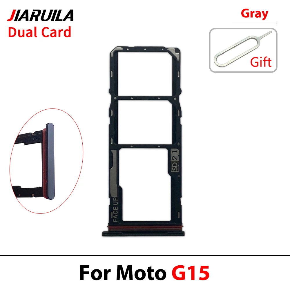 Dual Sim Card Slot Tray Holder and Reader Socket Parts