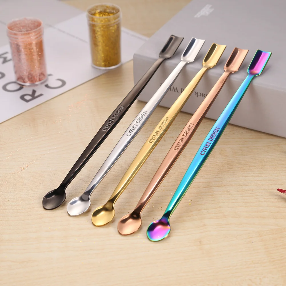 Craft Spoons 5 Color Craft Spoons Designed To Work with Glitter Embossing Powders Sequins and Other Small Embellishment Make Cards Scrapbook