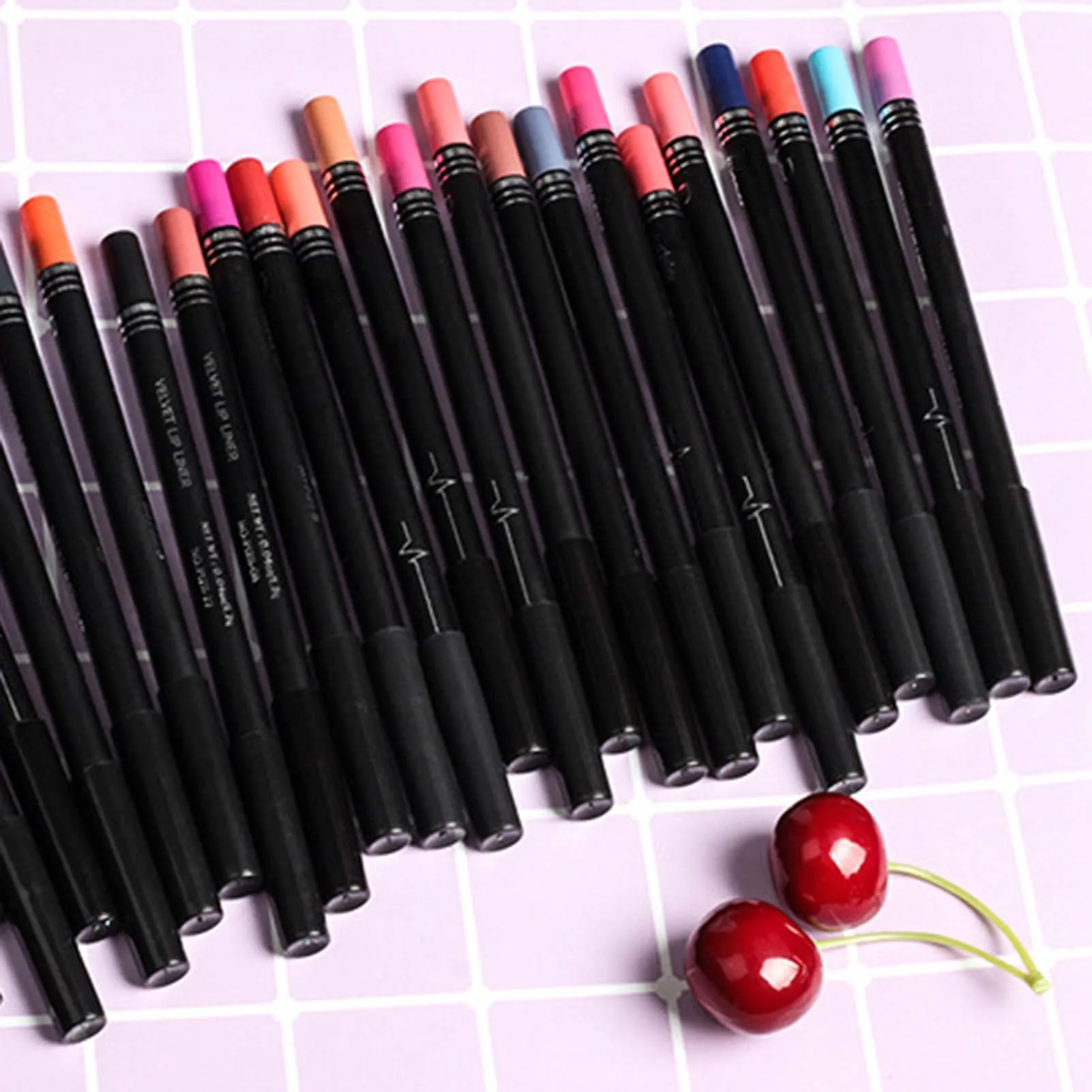 

Mattes Lipstick Pencil Lip Liner Non-Drying Non-Fading Slim Lip Liner Pencil Fabulous Female Gift Idea косметика блеск для губ