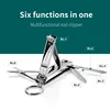 MR.GREEN Multifunctional Nail Clippers Six Functions Nail Files Bottle Opener Small Scissor Nail Cutter Stainless Steel 2