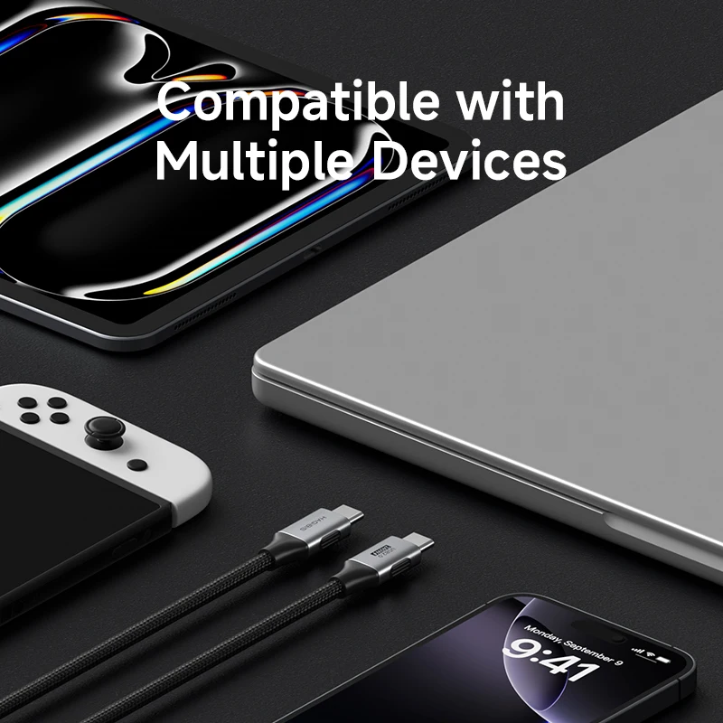 รูปสินค้า สายชาร์จ USB-C สุดเร็ว 240W สำหรับ iPhone แล็ปท็อป