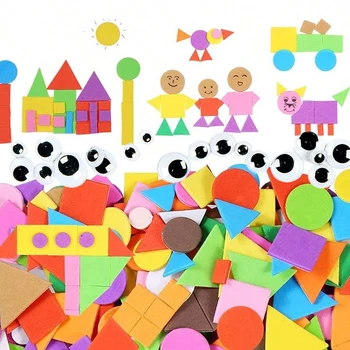 Kids Geometry Craft Stickers 1