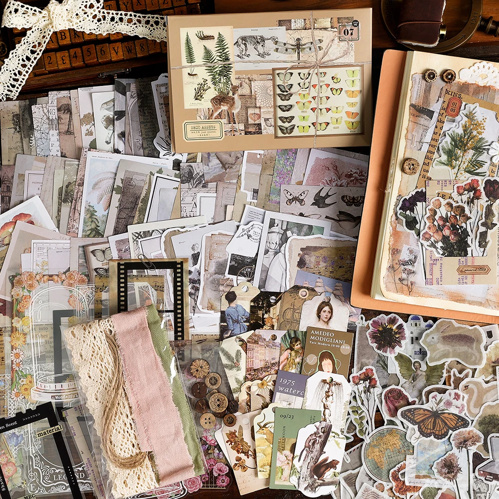 https://ae01.alicdn.com/kf/S19e4856adcd6459fba172b5ef3d34cb6U/160-pcs-pack-Vintage-Stickers-and-material-paper-Set-boxed-DIY-Scrapbooking-accessories-junk-journal-supplies.jpg