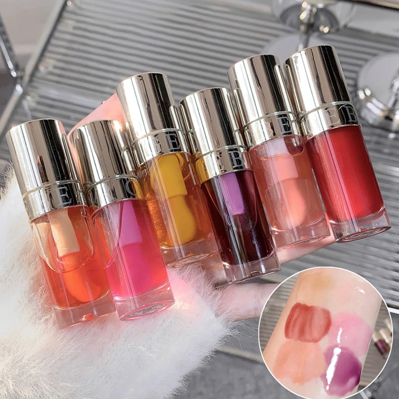 Lip Gloss Lipsticks Oil Balm Moisturizing Lips Makeup Make-up for Women Skin Care Skincare Products Cheap Cosmetics Tint Cute 4