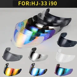 HJ-33 Motorcycle Full Face Helmet Visor Lens Case for HJC I90 Anti-UV Dustproof Lens Accessories Visor 9 Color Available