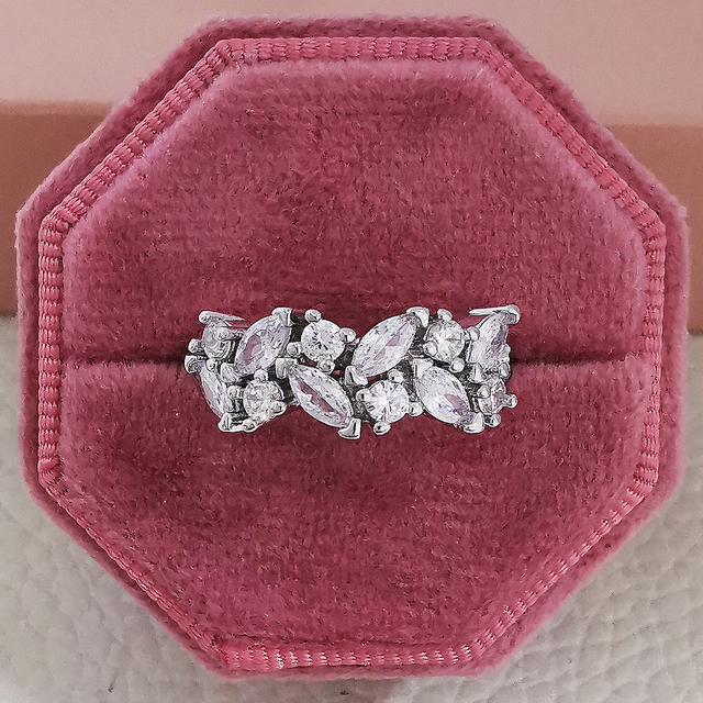 Wedding Band Eternity Ring For Women Big Gift For Ladies Love Wholesale Lots Bulk Jewelry R5578