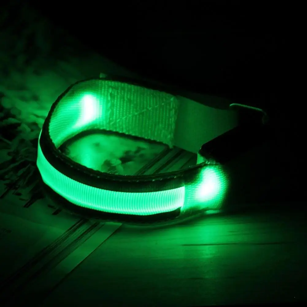 LED Armband Night Fitness Running Cycling Flashing Sports Armband Glowing Flashing Belt Sporting Goods Reflective Glow Wristband