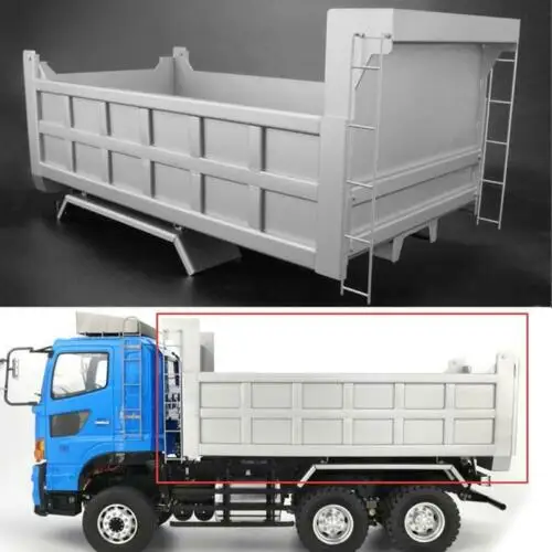 

Lesu 1/14 Rc грузовик 6x6 гидравлический самосвал ведро для Diy Tamiyaya модель автомобиля металлический цвет