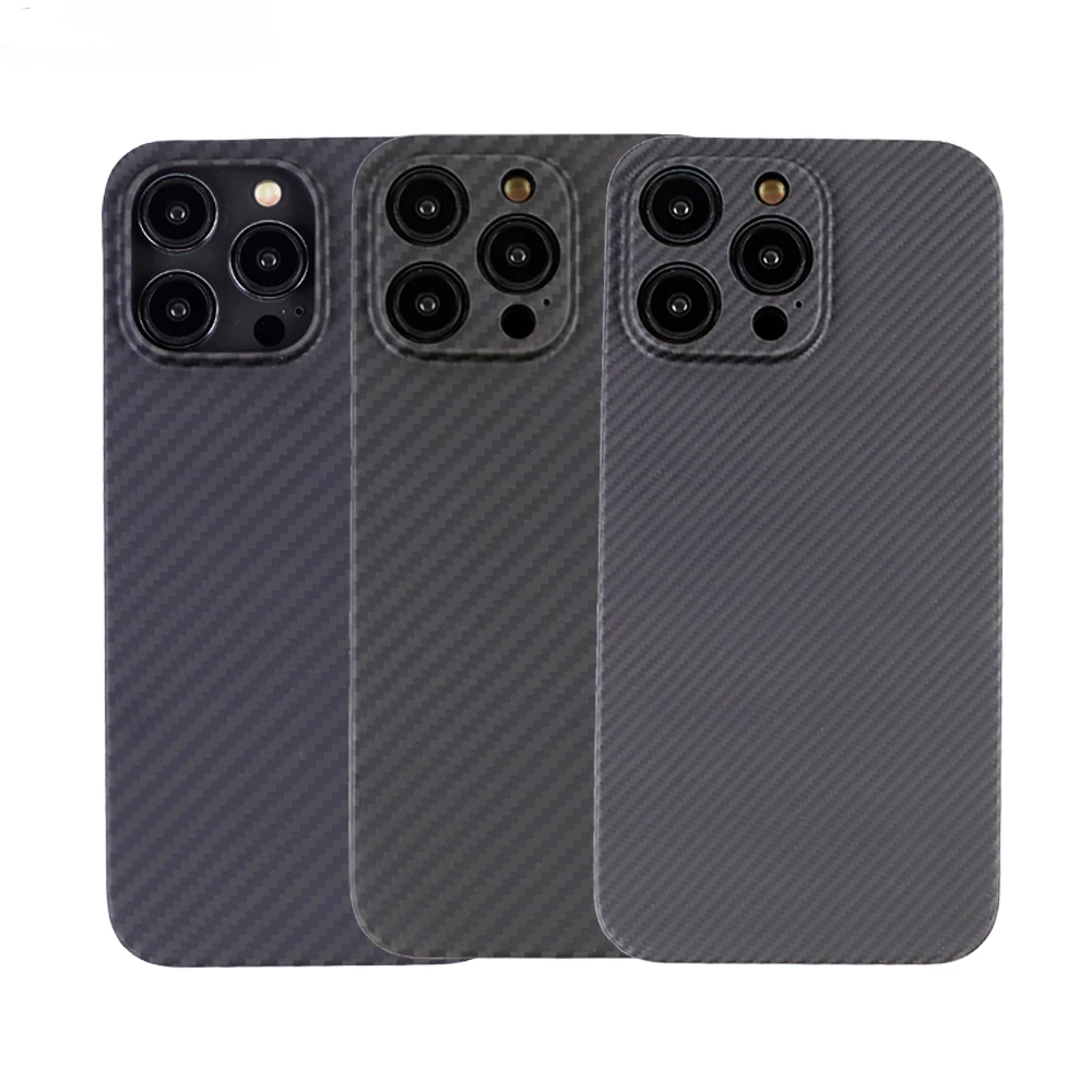 

New Real Aramid Fiber Carbon For IPhone 14 Pro Max 14Promax Ultra Thin 600D Phone For IPhone 14 Plus 14Pro CASE Cover