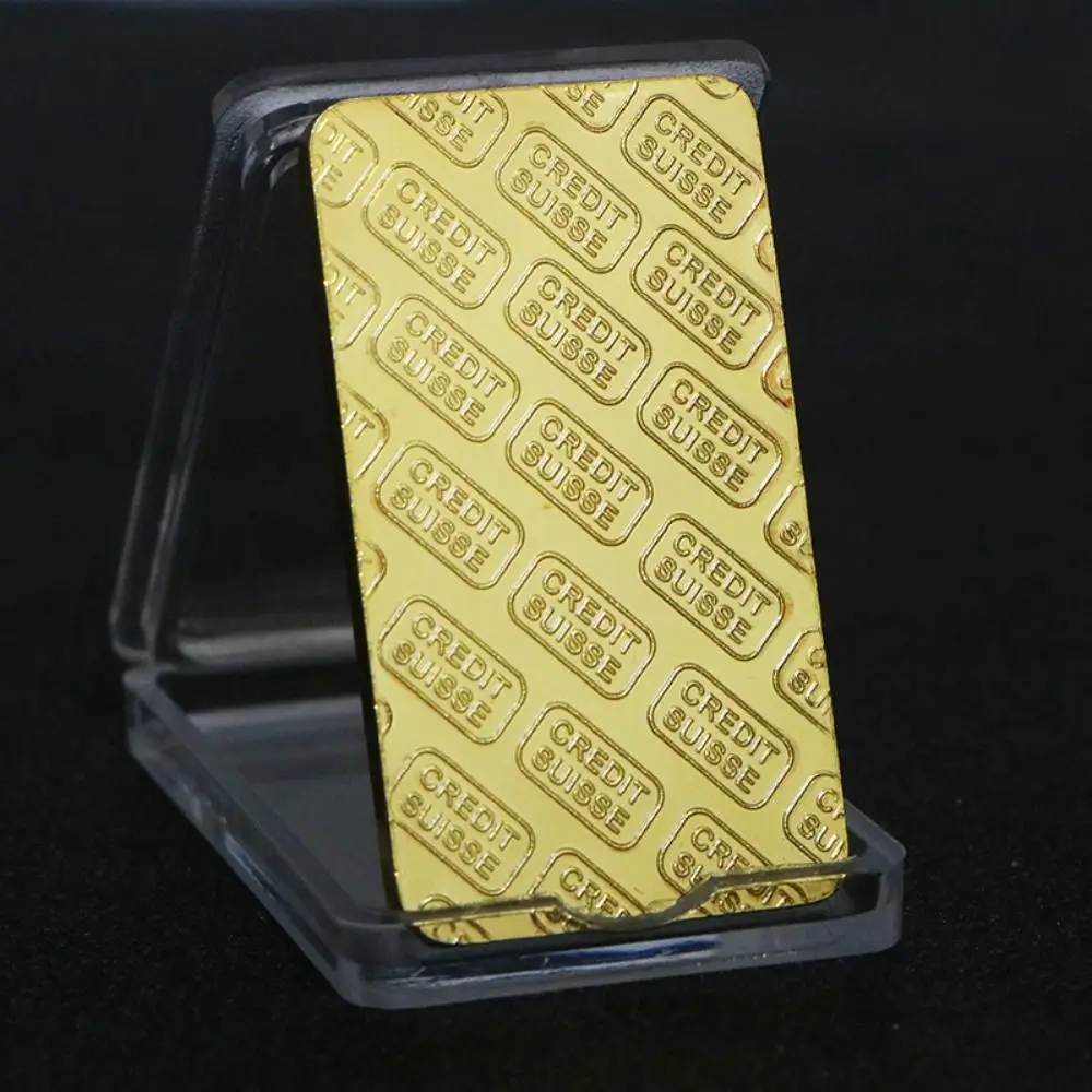 Gold Plated Bullion Bar - Modern Commemorative Coin Collectible