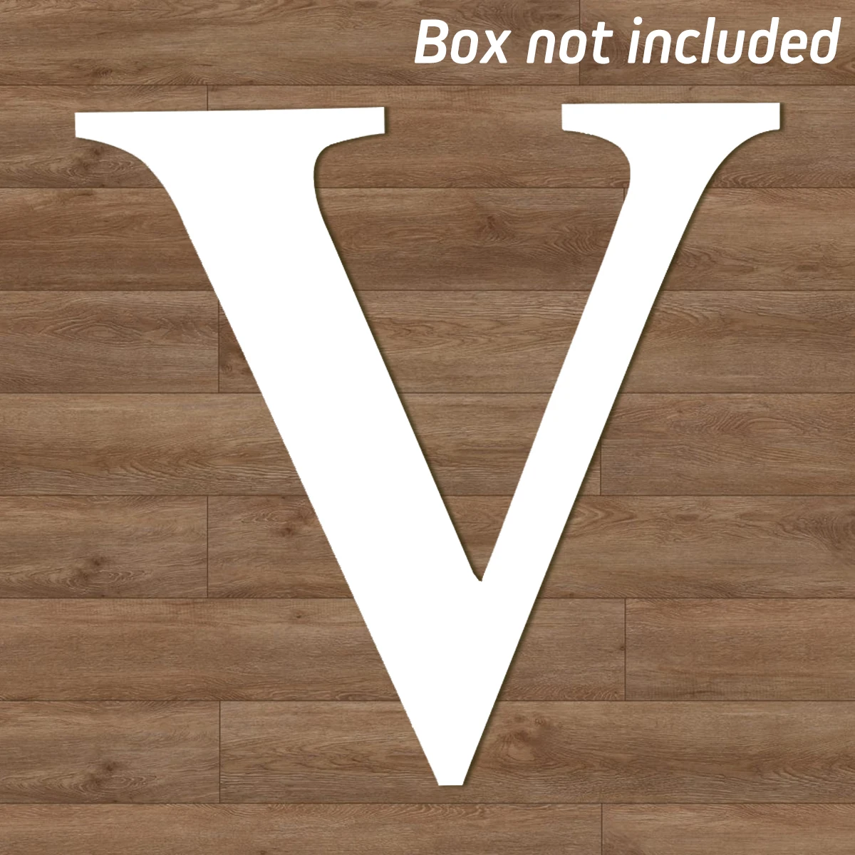 letter V no box