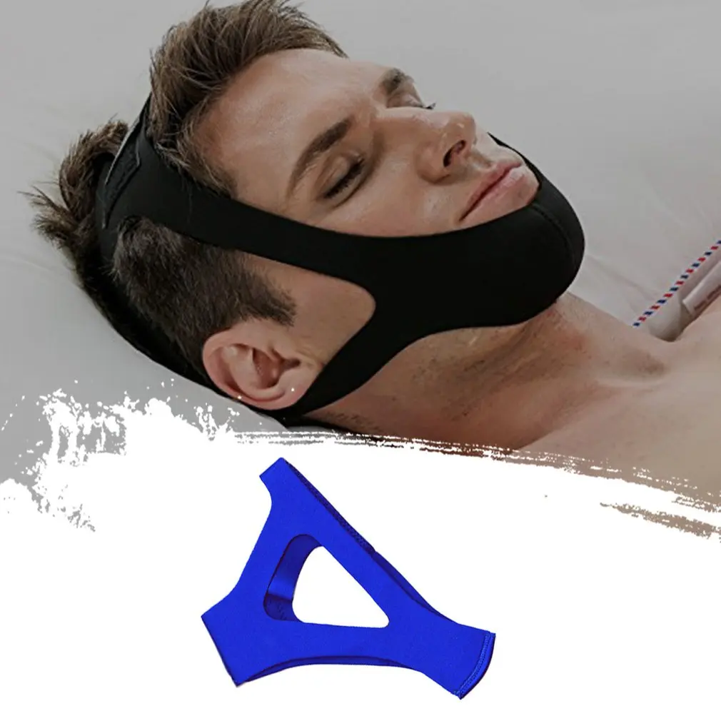 

Ремешок против храпа треугольный ремешок для подбородка защита для рта Подарки для женщин и мужчин улучшенное дыхание лечение храпа