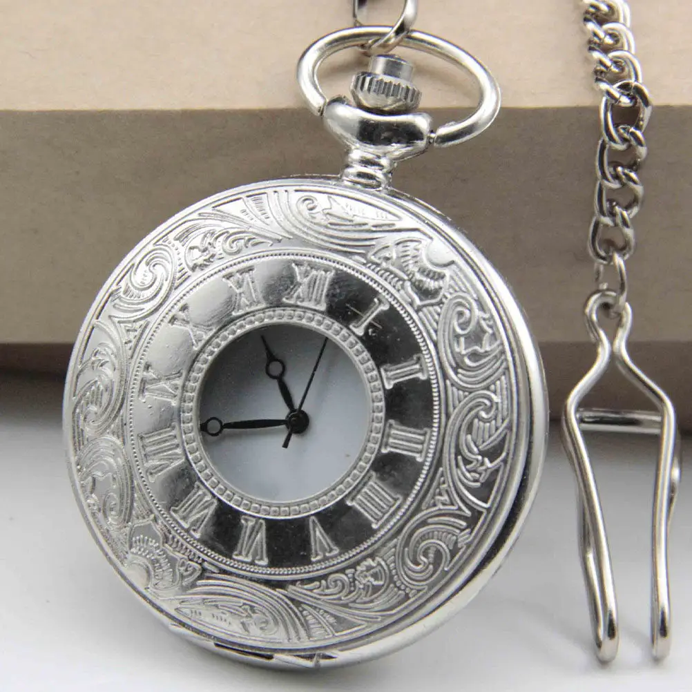 10개 포켓 워치 체인 레트로 합금 체인 시계 탱크탑 청바지 목걸이 제작용 허리띠 남성 장식 클래식 컬러