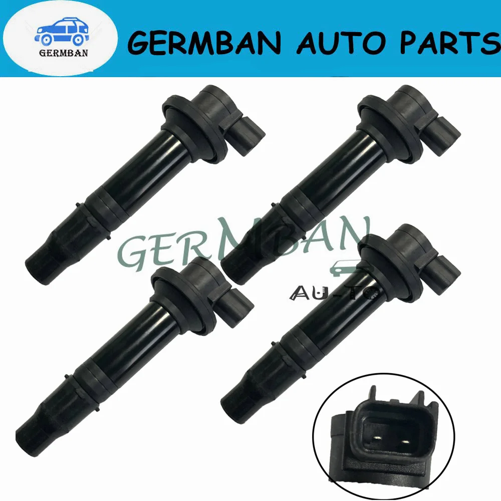 

5EB-82310-000 4pc Ignition Coil 5eb82310000 13S-82310-00-00 FIC028 For 02-17 Yamaha FZ 1 YZF R1 R6 R6S VMX V FZ8 800S FAZE