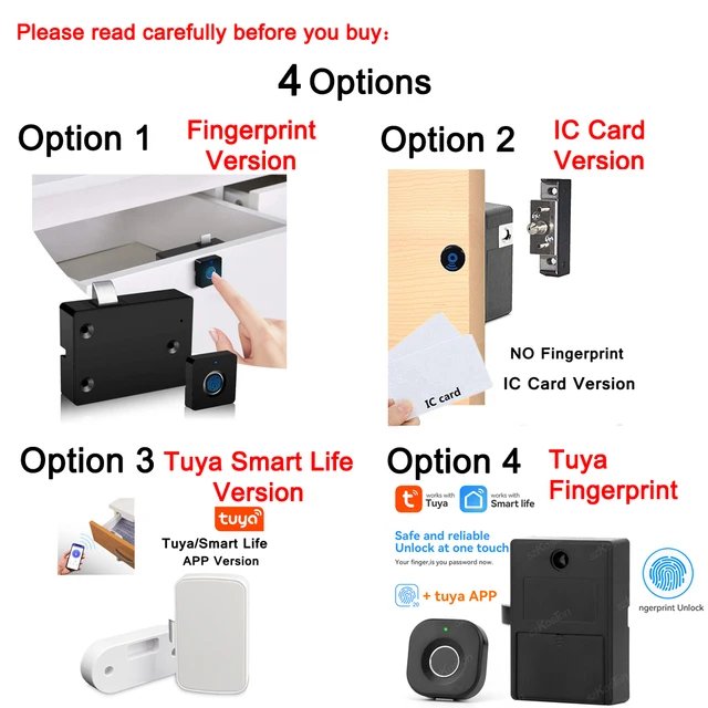 Smart Home Biometric Fingerprint Lock Hidden Drawer Electronic Lock Privacy File Storage Keyless Residential Security Protection 2
