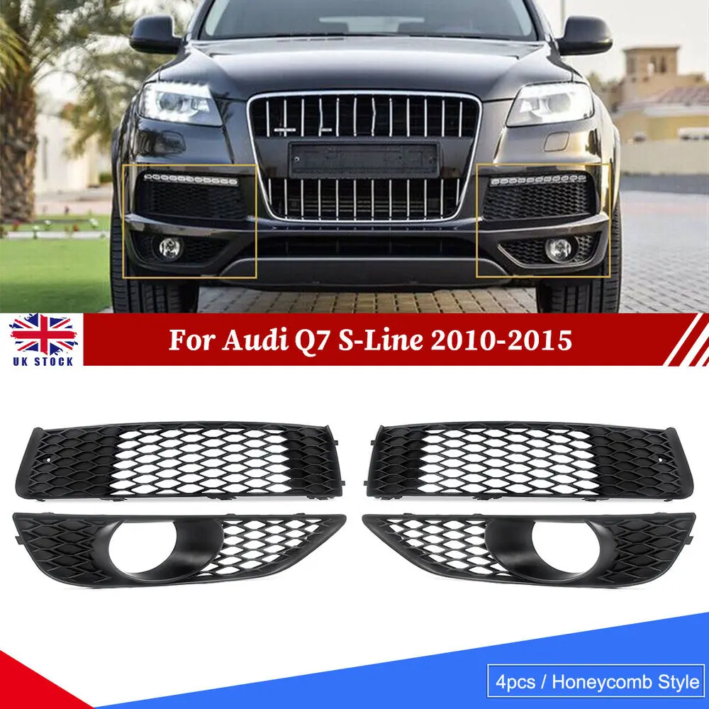

4 шт., передний Нижний Бампер для Audi Q7 S-Line 2010-2015