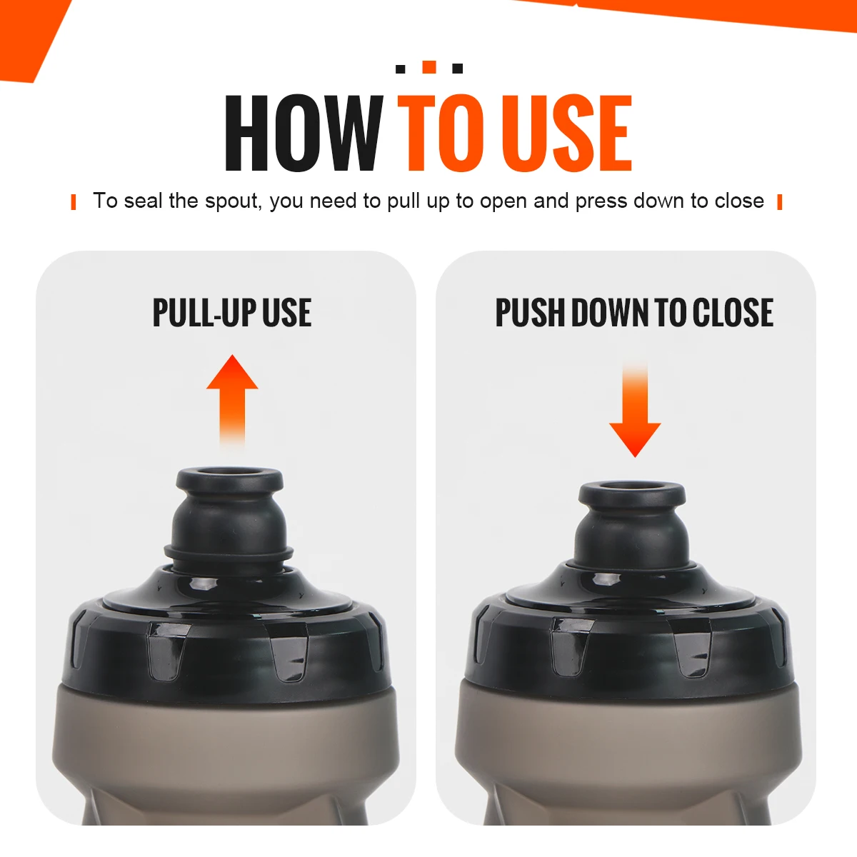 Sport Water Bottle PP5 Portable Large Capacity Drink Bottle Leakproof Durable Water Bottle Squeeze MTB Road Bike Bottle