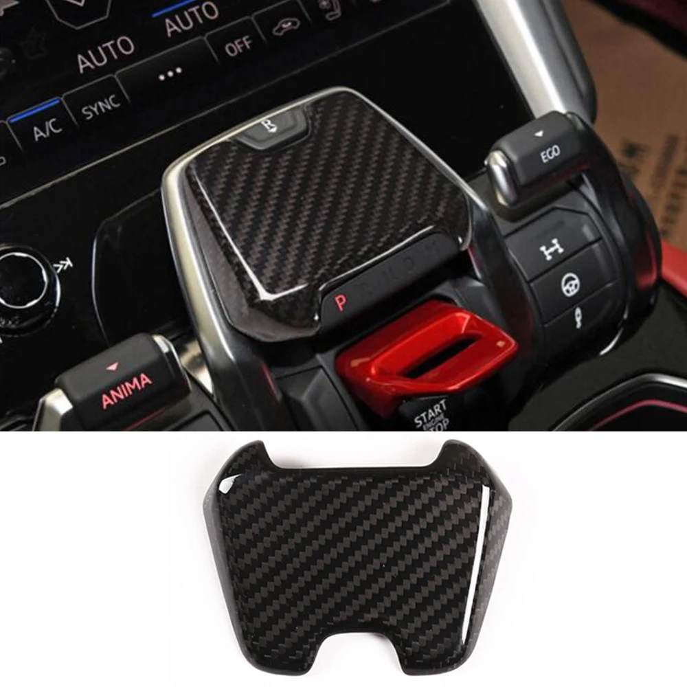 

Real Carbon Fiber P Block Switch P File Button Panel Cover Decoration Trim for Lamborghini URUS 18 -21 Interior Car Accessories