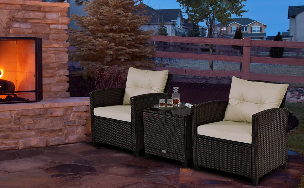 3 piece patio set