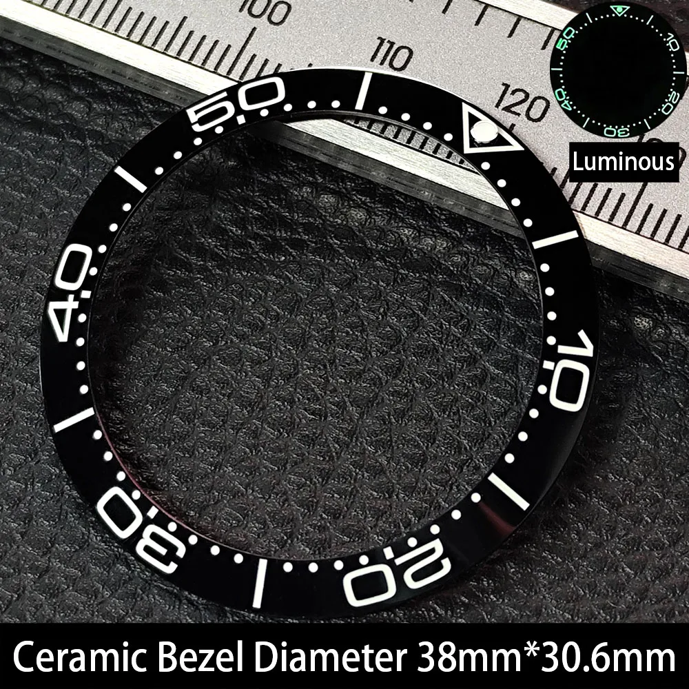 Elegant 38mm Ceramic Bezel Insert