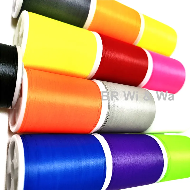 BR Wi&Wa  Colorfast  Nylon Thread  Size A 150m/Spool  150D Fishing Rod Component DIY Rod Building Repair Thread 1PCS 2