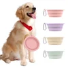 Portable Dog Bowl Foldable - Pet Travel Water & Food Bowl Collapsible Feeding Dish for Dogs Outdoor Camping Hiking 2