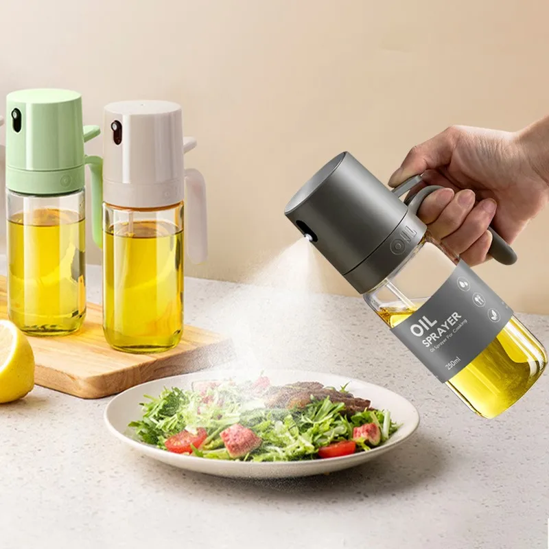 

500ml Oil Spray Bottle BBQ Baking Glass Storage Bottles for Oil Vinegar Oil Dispenser Cooking Seasoning Bottle Kitchen Tools