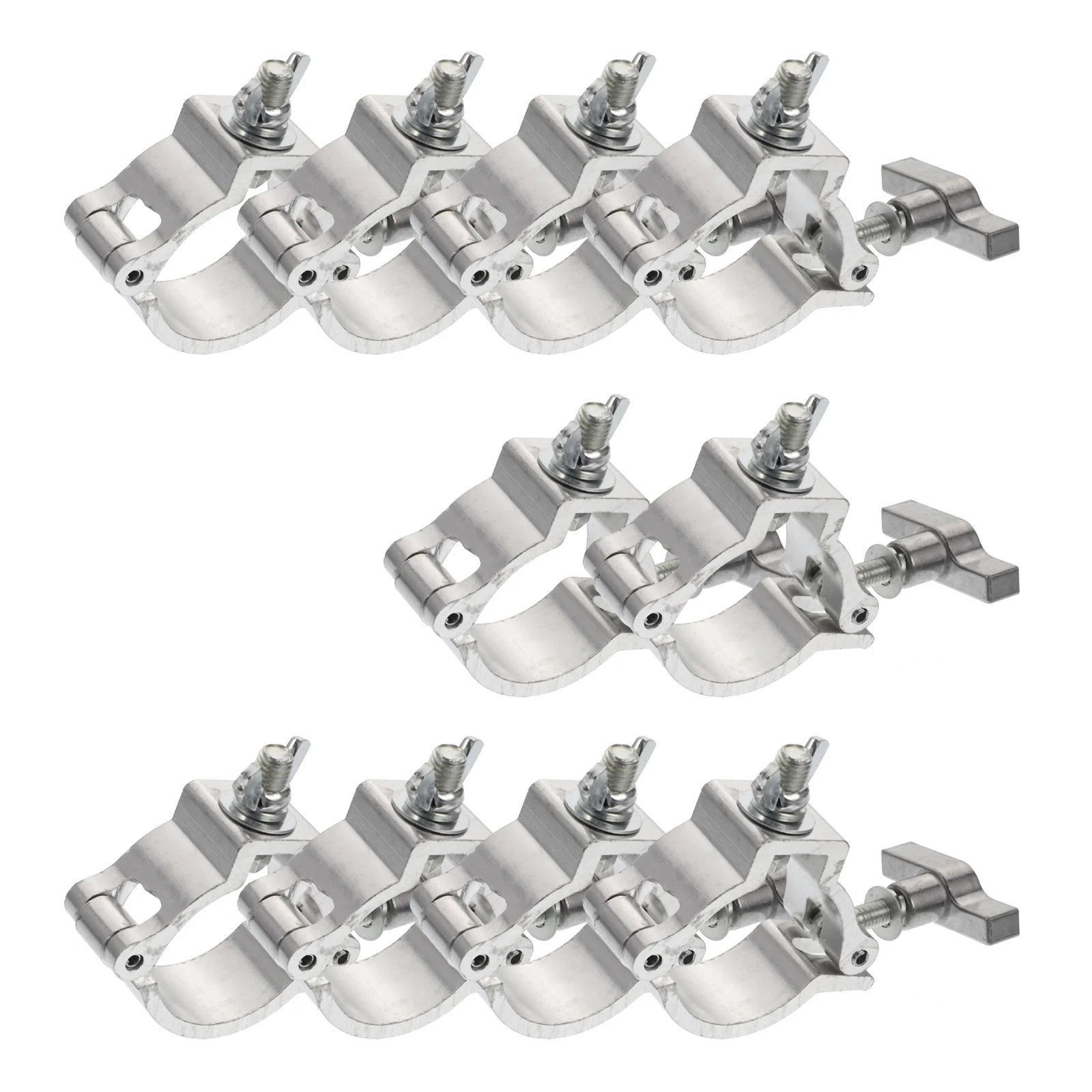 

10 Pcs Stage Light Hook Pot Hangers Plants Outdoor Durable Lamp Hooks Wear-resistant Clips Aluminum Alloy Moving Head