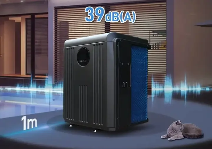 Swimming Pool Heat Pump Factory R32 Inverter Air To Water Heat Pump WIFI Application Swimming Pool Water Heater Heating System