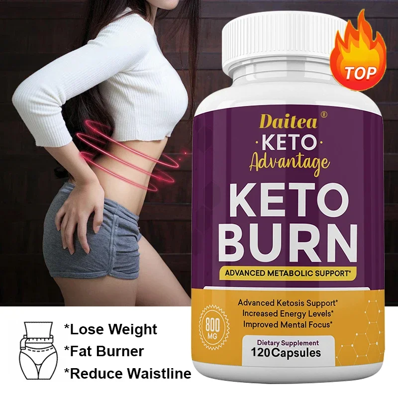 120 Capsules-Keto Burn Weight Management Weight Loss for Lowering Diabetes Levels BHB Ketogenic Advanced Ketosis Formula