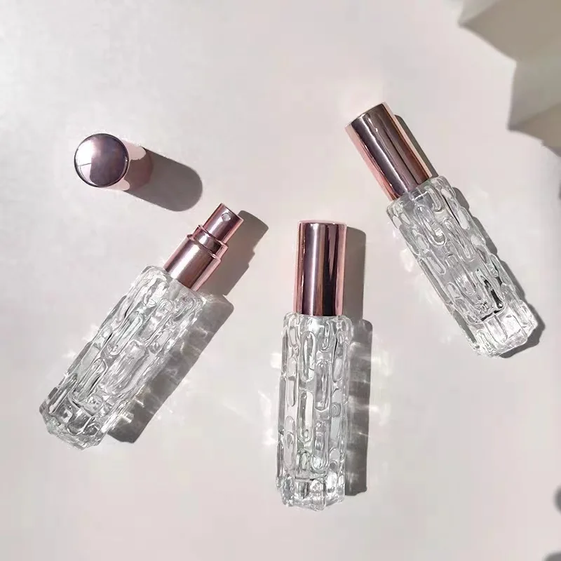 1pc 10ml Glass Perfume Spray Bottle Aluminum Spray Head Perfume Dispenser Bottle Press Travel Empty Cosmetic Container spray bottle,perfume bottle,perfume atomizer,mini perfume bottle,perfume refill bottle,mini perfume atomizer,refillable bottle,refillable empty bottle,refillable cosmetic bottle,refillable perfume bottle