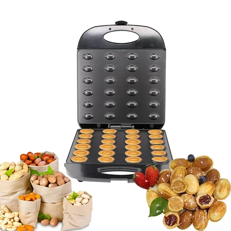 

1400W Home Nutty Machine 220V Electric Walnut Cake Maker Automatic Bread Baking Pan Oven Breakfast Machine