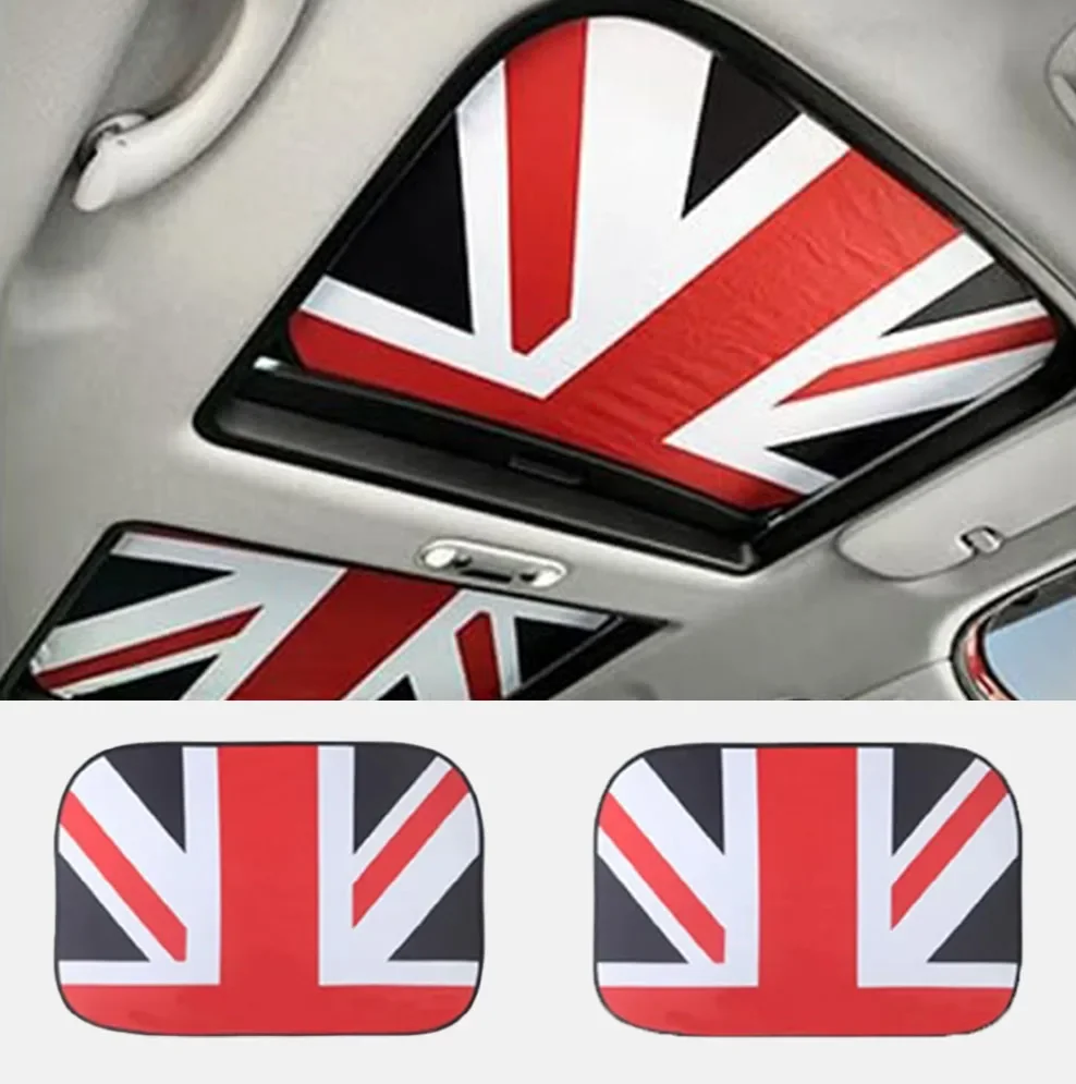 Sunroof Sunshade Heat Isolate 2pcs For Mini Cooper R60 R61 R50 R52 R53 R60 R55 R57 R58 R59 F54 F55 F56 F57 F60 Clubman sunshade car sunshade