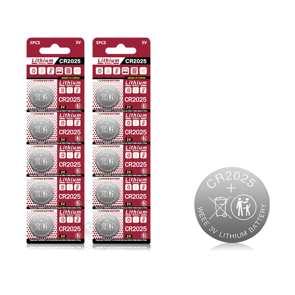 20pcs PKCELL 2025 3v button battery CR2025 DL2025 ECR2025 LM2025 KCR2025  BR2025 pila battery 3 v lithium batteries cell coins - AliExpress