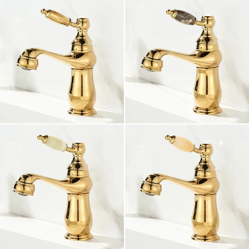 Description Picture 3 of itemRose Gold Basin Faucet Gold Torneiras Bathroom Sink Single Hole Basin Taps Hot Cold Mixer Tap Crane
