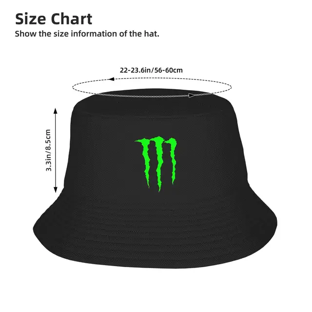 Bucket Hat  Hawaii Fisherman Caps For Men Women Korean Vacation Visor Hats M–monsters Racing Drink Logo Portable Design Cap 4