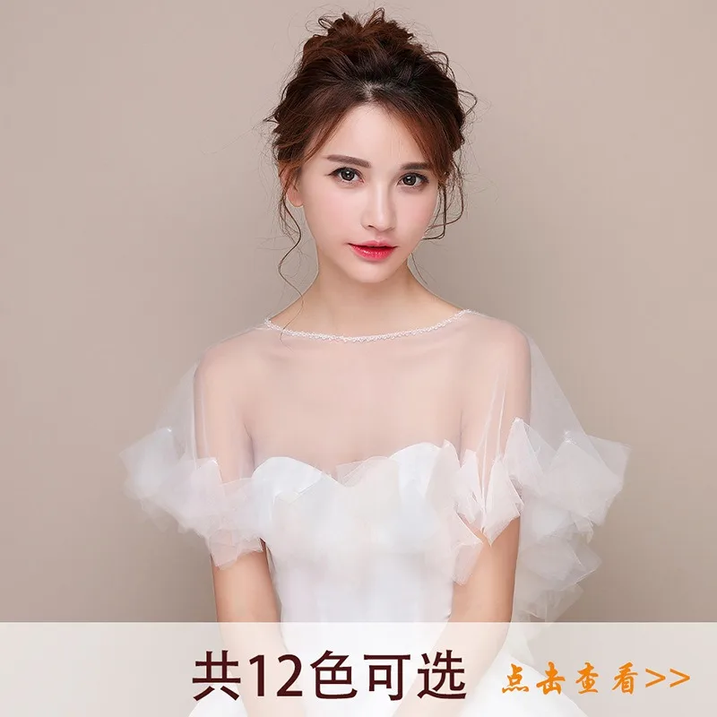 

Bridal dress embroidery wrap wedding Accessories