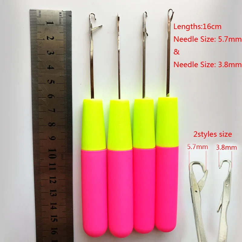 Latch Crochet Hook Needle Plastic Knitt For Making Jumbo Braiding Dreadlock Hair Tools Weaving Dreadlock Extension